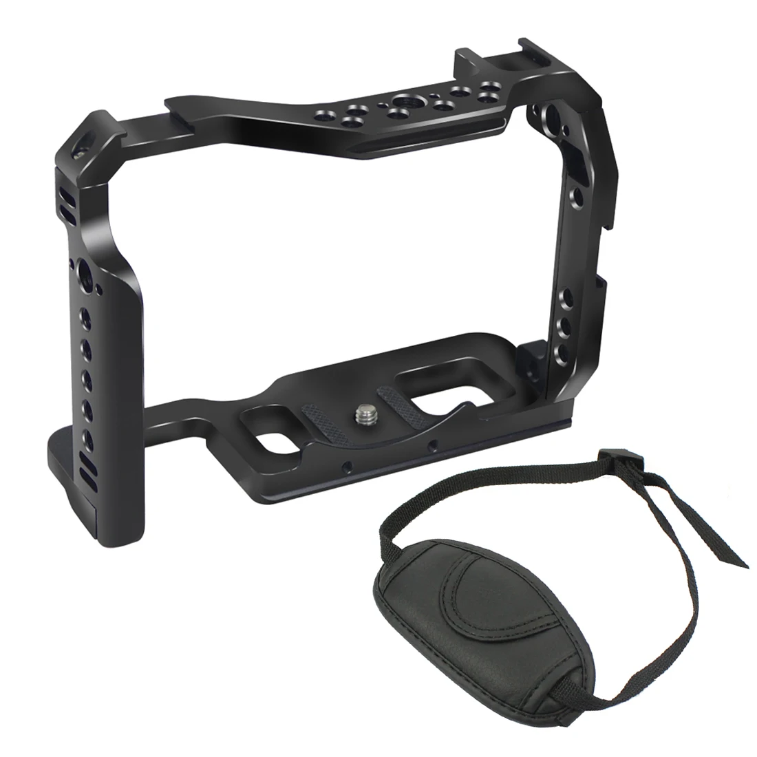 A7M4 A7R4 Kamera Vollkäfig Rig Griff Griff Arca-stil Kalten Schuh Halterung ARRI Ortung für Sony Alpha 7S III IV A7M3 A73 A7R3 A7S3 – Detail 33