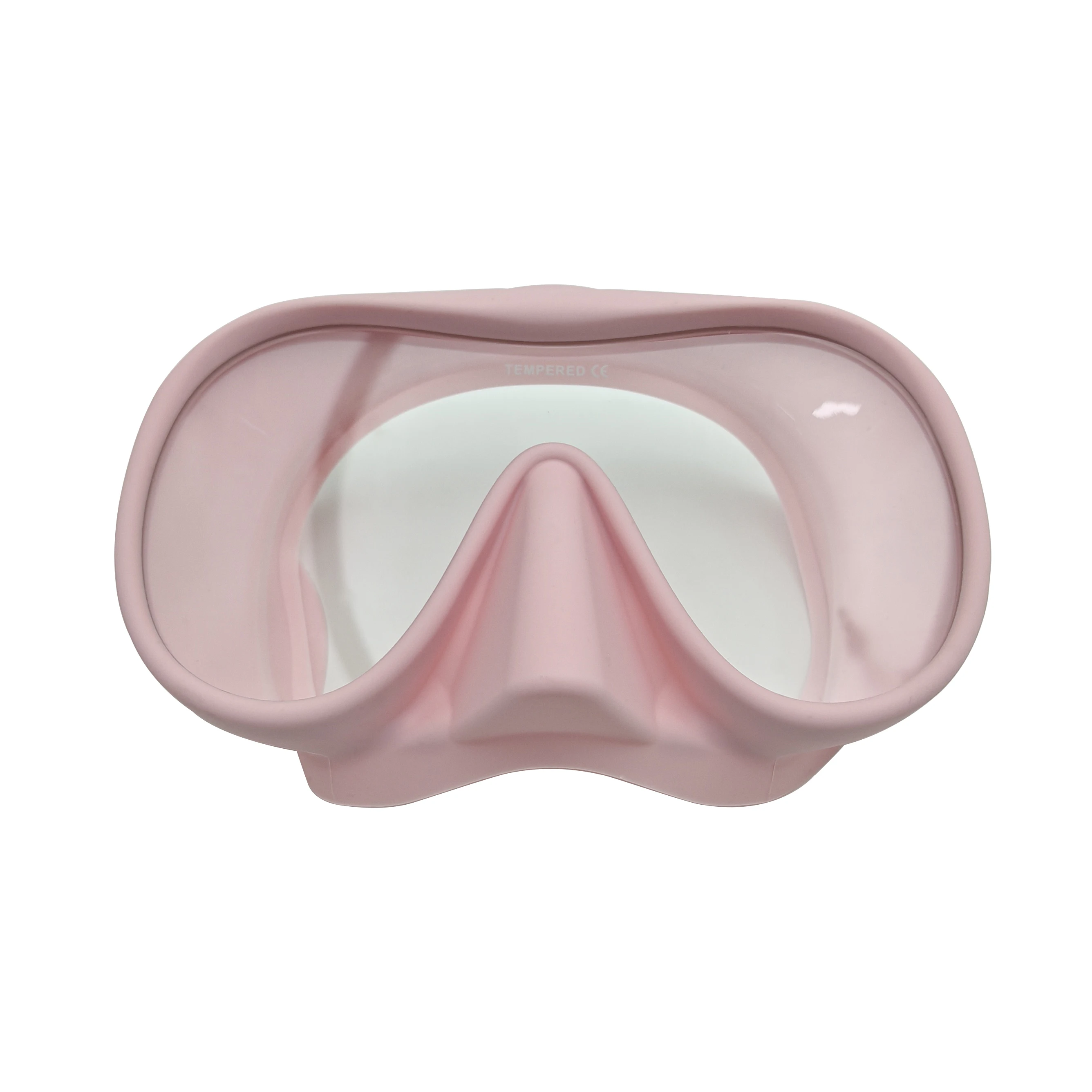 Fashion pink silicone goggles custom Shock-absorbing waterproof comfortable silicone soft shell Factory OEM production