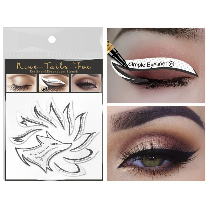 2 sheets/set Eye makeup auxiliary stickers Eyeliner template stickers Eye shadow stickers Eyeliner stickers Charming eye shadow