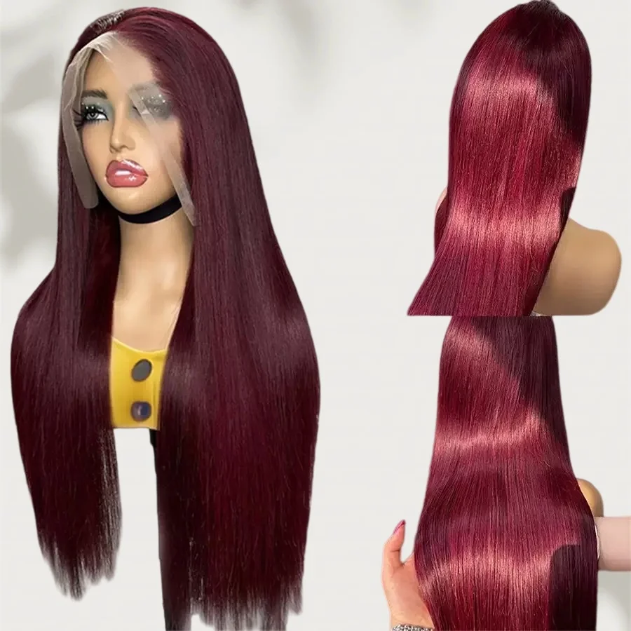 parrucca-13x6-hd-lace-front-con-capelli-sintetici-lisci-lunghi-rosso-bordeaux-annodati-a-mano-con-linea-naturale-per-donne-di-colore