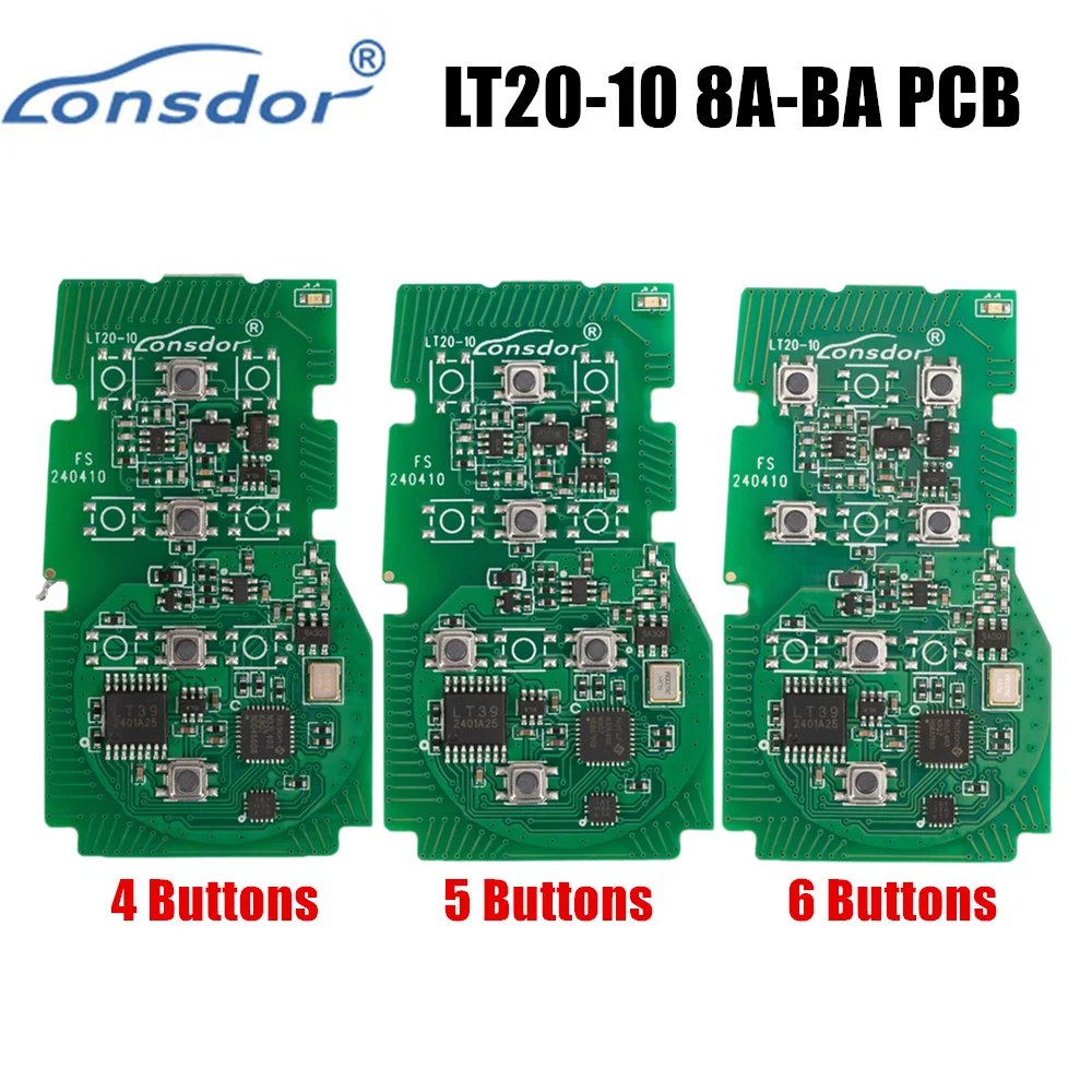 Lonsdor LT20-10 8A-BA Smart Key PCB Board for 2023 Toyota Lexus – Adjustable Frequency for K518 K518PRO KH100+