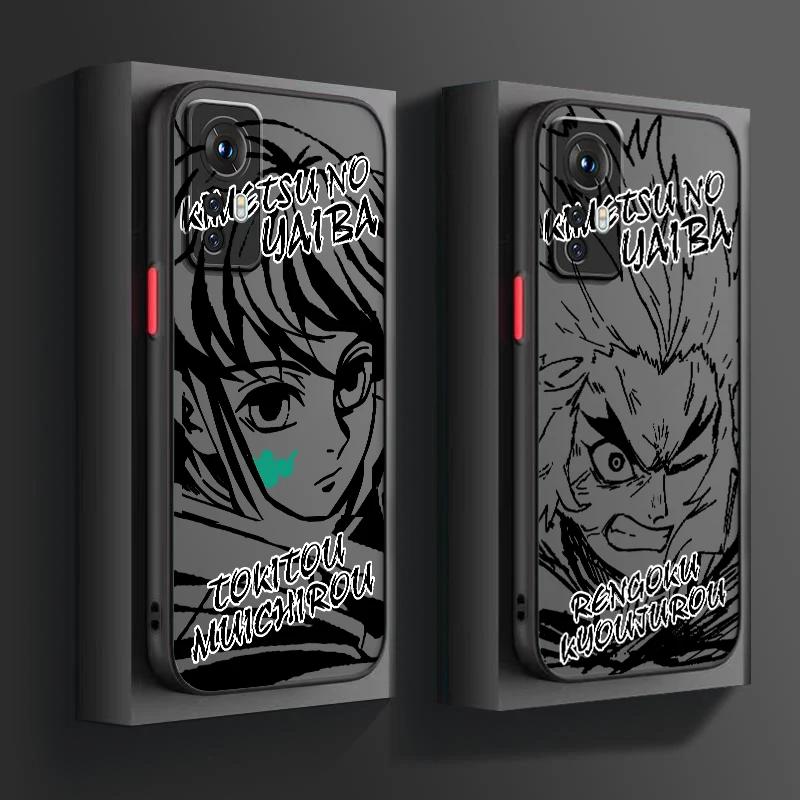 

Anime Demon Slayer Cool Cute Frosted Translucent For Xiaomi Mi 13 12 12T 11T 11 11i 10T 10 9T Pro Lite Ultra 5G Matte