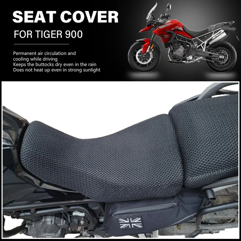 For Tiger 900 Rally Pro Tiger900 GT Pro LOW Motorcycle Accessories Gel Seat Gel Pad Gel Cushion Cover Breathable Cooling