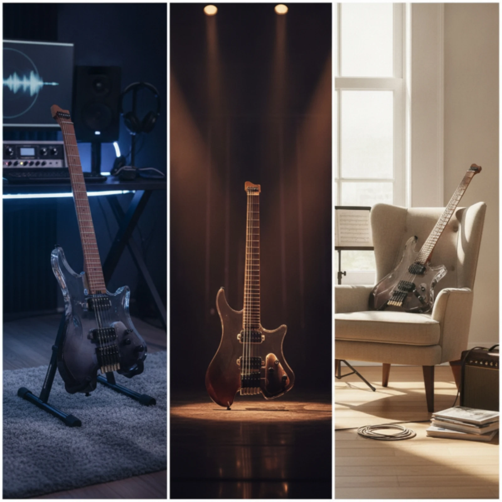 Guitarra elétrica sem cabeça,  - Electric Guitar Beginner avaliação e preço