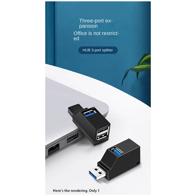 

Advanced USB 3.0 Hub Adapter Extender Mini 3 Port Breakout U Disk Card Reader For Computer Laptop USB 2.0 Hub PC Replacement Acc