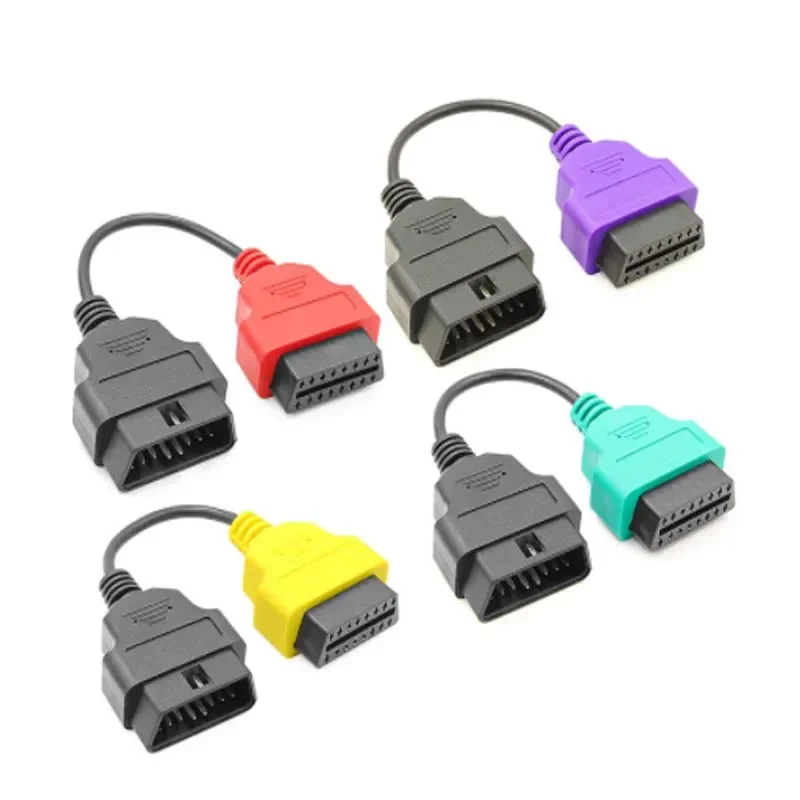 For FiatECUScan Adapter OBD OBD2 Connector MultiECUScan ABS SRS obd2 scanner Diagnostic cable for Fiat ECU Scan tool H