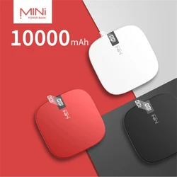 Mini Power Bank 10000mAh Portable Fast Charging Powerbank 10000 mAh USB Poverbank External Battery Charger For Xiaomi Mi iPhone