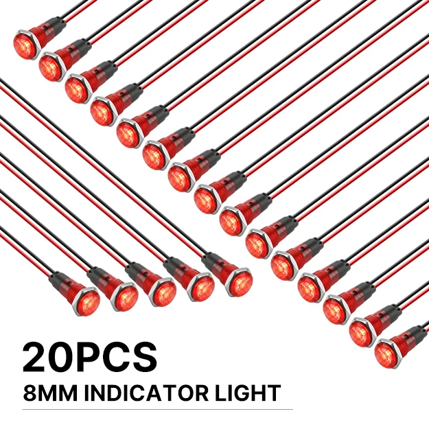lampadas-indicadoras-led-filn-20pcs-8mm-ip67-a-prova-d'Agua-para-carros-equipamentos-maritimos-e-paineis-de-status-de-fabrica-12v-24v-110v-220v