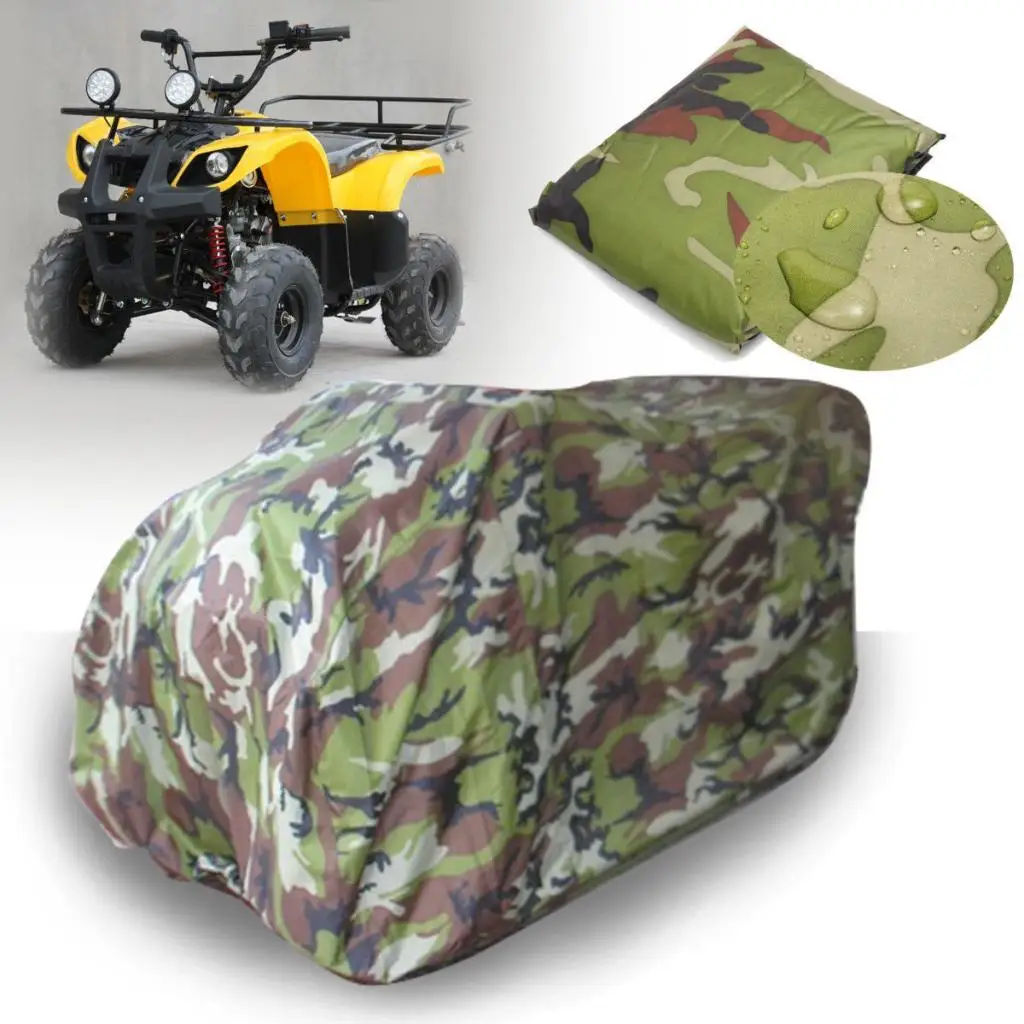 

Waterproof ATV Cover Anti Dust Proof Elastic Fit for Quad Bike ATC Outdoor Protection Storage