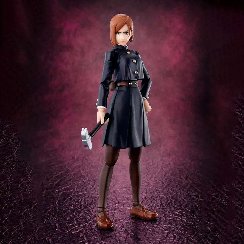 Bandai – Kit de modèles Jujutsu Kaisen authentiques, figurines d'anime SHF Kugisaki Nobara, modèle de Collection d'action pour enfants, jouets cadeaux