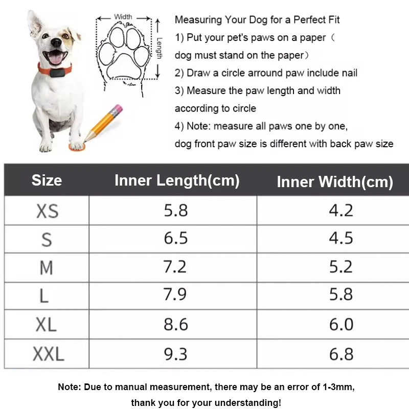 4pcs/set Waterproof Anti-slip Dog Shoes For Large Dogs Winter Shoe For Dog Husky Shoes Dog Paw Protectors Warm Dog Boots Red
