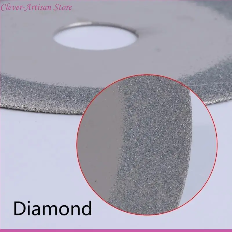 E06B 100 mm 4 "Discos con recubrimiento diamantes Cosa piedra vidrio molinera rueda plana
