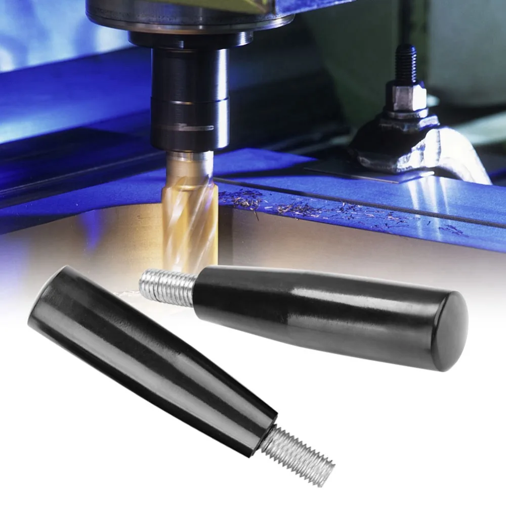 5PCS Nuts Included Revolving Handle M10 Threaded Fit Smooth Turning Thread Milling Handle Withstands High Temperatures
