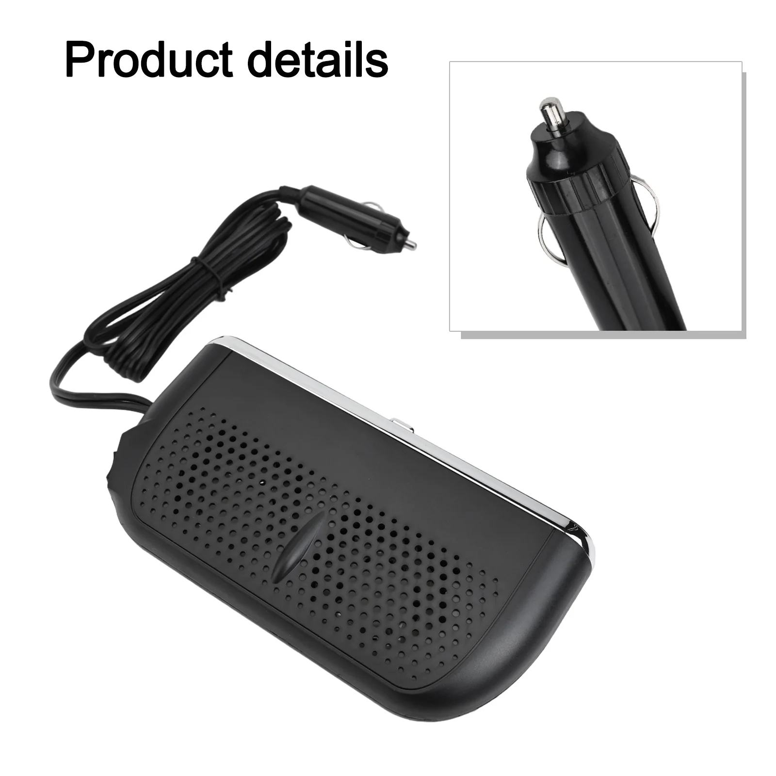 12V Heater Car Heater Heat-Resistant Material Quick Heating Effect Foggy Conditions For Car Use For Winter Weather