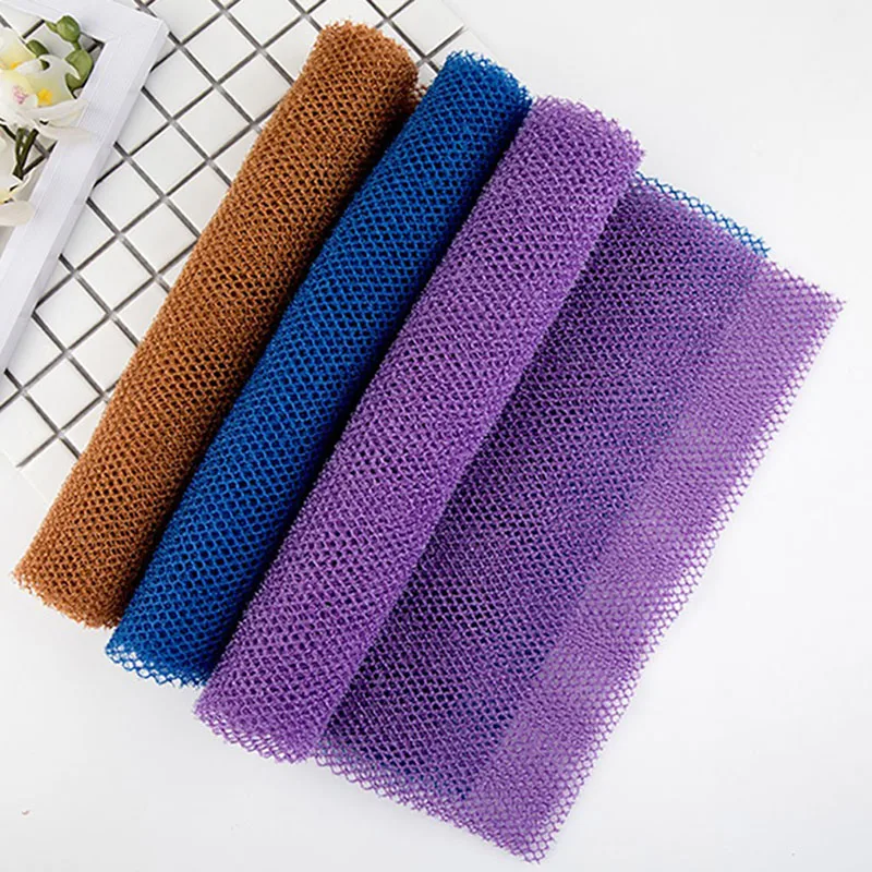 20x65cm African Net Long Bath Body Exfoliating Long Net Shower Body Scrub Back Scrubber Skin Smoother Beauty Skin Bath Wash