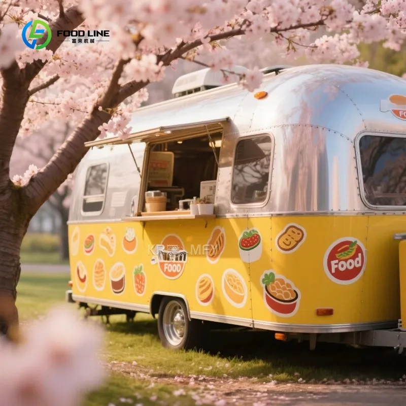 2025 CE Certified Fast Mobile Kitchen Bbq Trailer Truck Food Trailers Fully Equipped