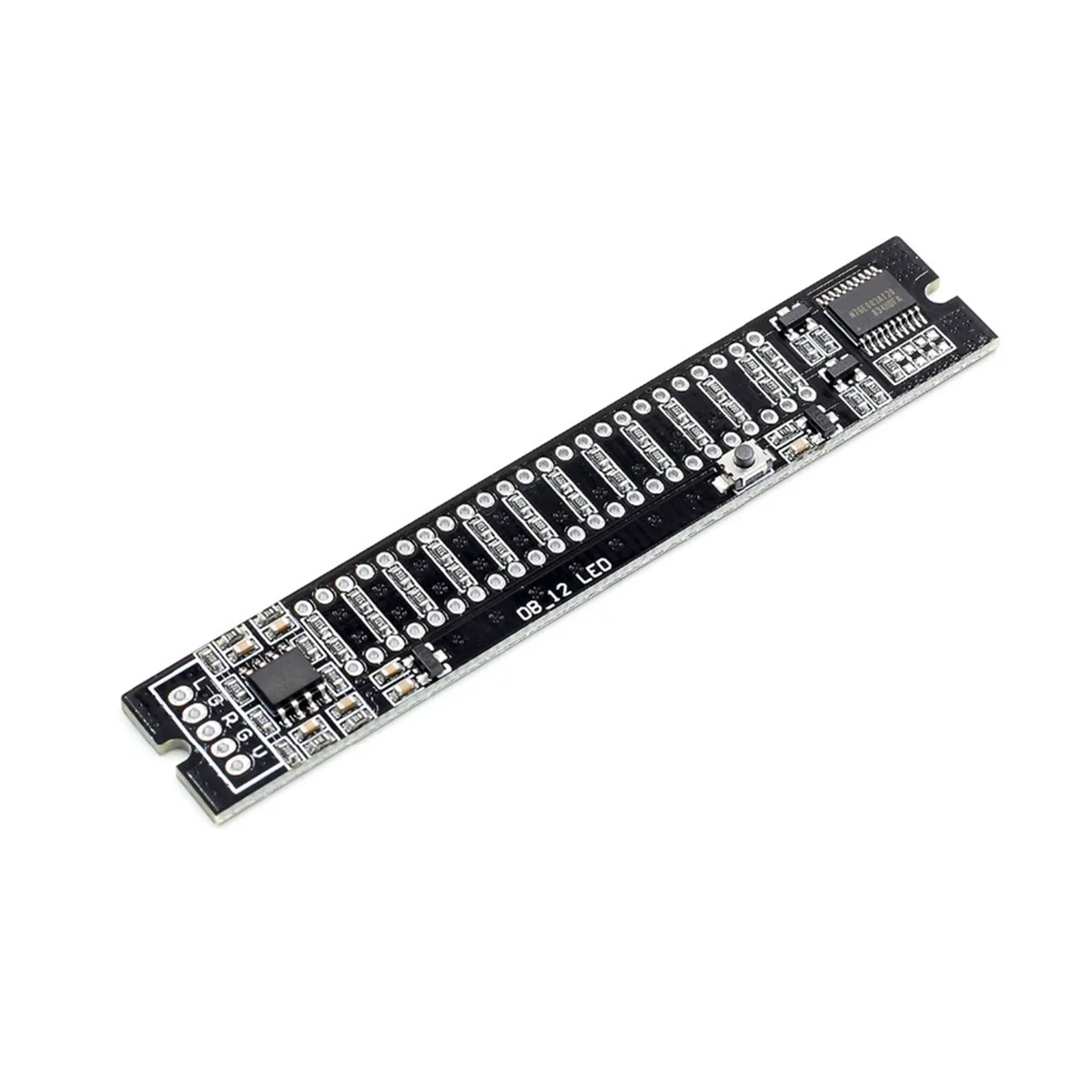 NEW!! Dual 12 Level Audio Indicator LED Light VU Meter Stereo Amplifier Board Adjustable Light Speed Board with AGC Mode DIY