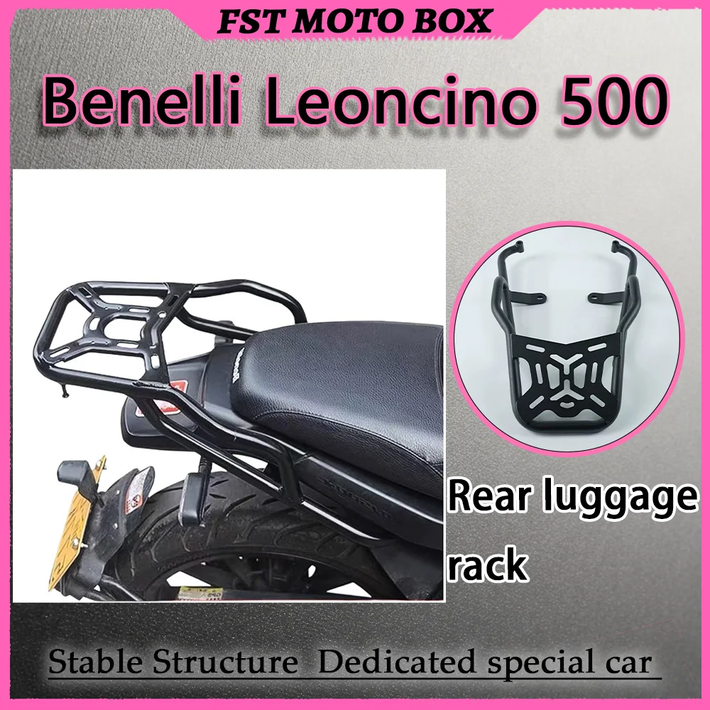 FOR Benelli Leoncino 500 Tail Wing Rear Rack Custom Vehicle -Destructive Modified Triangular Double-Support Reinforced Structure