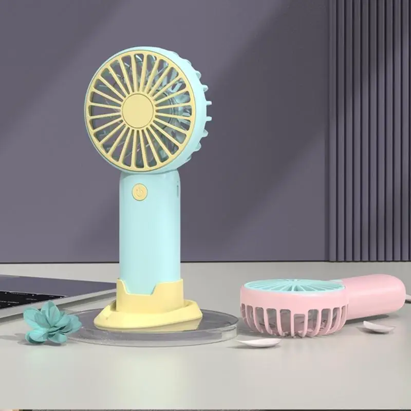 CORA Design Table Fan, USB Rechargeable Handheld Fan Great for Any Occasion