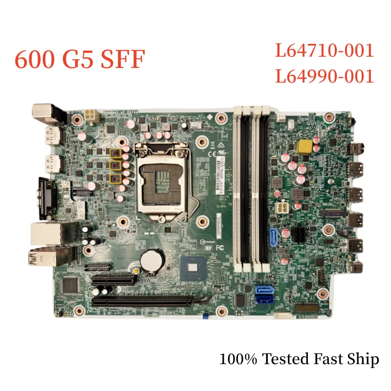 

L64710-001 For HP ProDesk 600 G5 SFF Motherboard L64990-001 L49702-001 LGA1151 DDR4 Mainboard 100% Tested Fast Ship