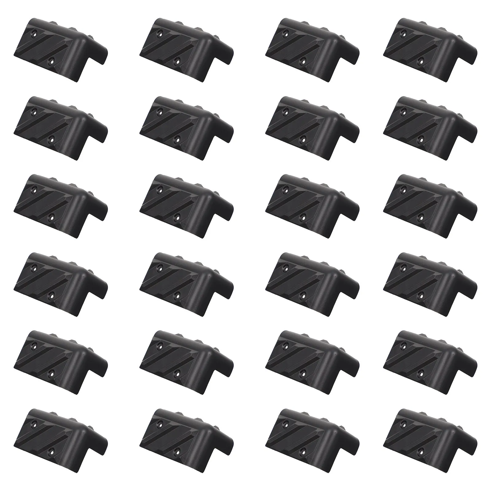 

10Sets Plastic Corner Guard Anti-Collision Protective Corner for Stage Speaker Furniture Cabinet Door Panel Friction Collision