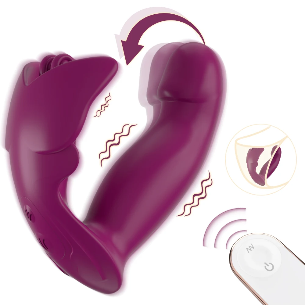 Wearable Wireless Vibrator Panties For Women Vagina Clitoris Massager Women Panty Butterfly Vibrator With Remote