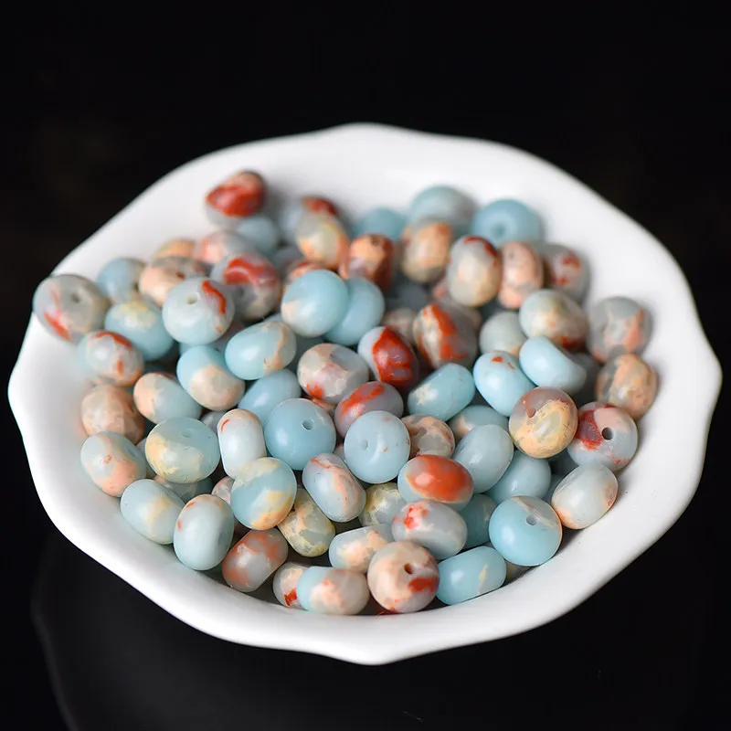 Shoushan stone pan bead spacer pad DIY jewelry accessories