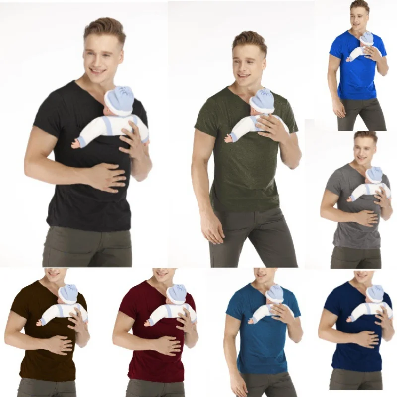 

2025AliexpresswishKangaroo Dad Multifunctional Clothing Kangaroo Mommy LeisureTT-shirt Vest type Female