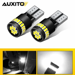 AUXITO 2Pcs Auto Lamp W5W T10 LED Canbus No Error Car Clearance Parking Light 194 168 Interior Light Bulb Red White Yellow Blue