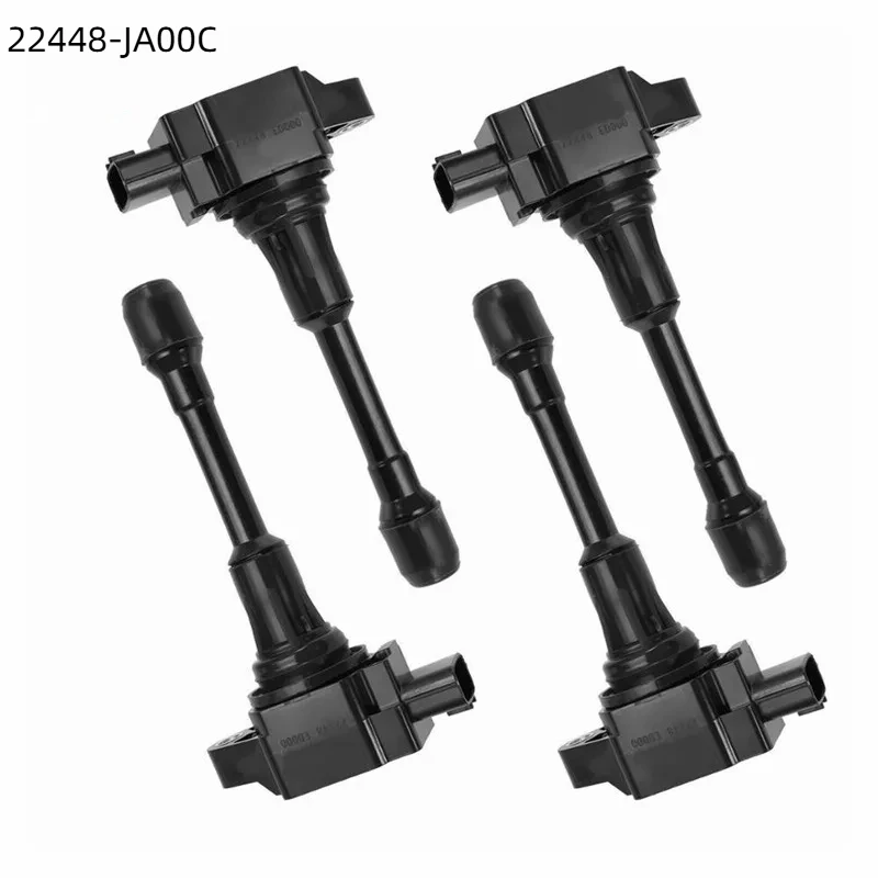 4Pcs Car Ignition Coil 22448-JA00C For Nissan TIIDA Cube Altima X-Trail Rogue Versa Sentra Qashqai Infiniti M56 FX50 22448JA00C