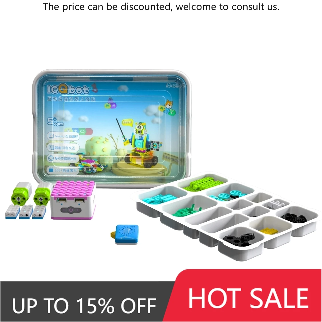 

ICQbot Interactive Coding Robot Set (Electronics) Wedo2.0