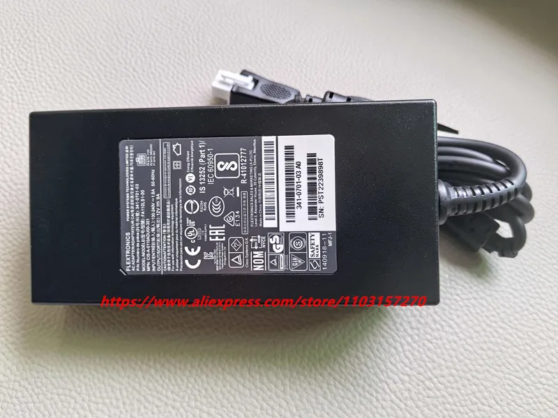 Adaptador ac genuíno FA110LS1-00 341-0701-01 12v 9a para cisco PWR-4320-AC isr4321 PWR-4320 4321 roteador isr 4321/k9 molex 6 pinos