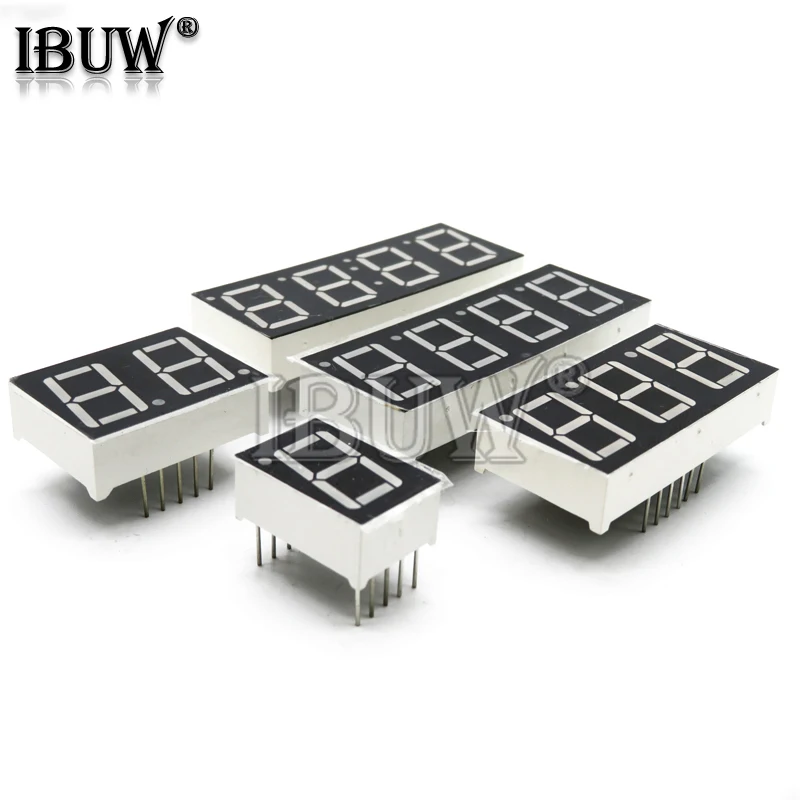 5PCS 0.56 inch Digital tube segment Common Anode Common Cathode AS Red 1 2 3 4 Bit time digital Tube 12 needles Red LED Display