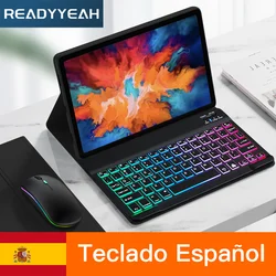 Tablet Case For Lenovo Tab P11 Plus P11 Pro M10 3rd Gen Magnetic Case With Backlit Bluetooth Keyboard Mouse Cover For Lenovo