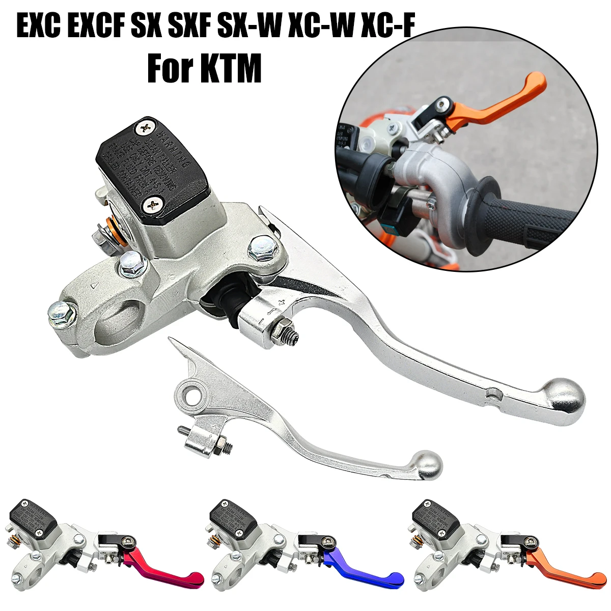 

For KTM SX SX-F XC XC-W XCF-W XC-F EXC EXC-F 150 250 350 450 500 7/8 22mm Motorcycle Front Hydraulic Brake Master Cylinder Lever
