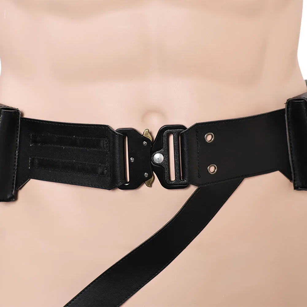 Film Bulloni di Thunder Bucky Barnes Cintura in pelle Ognissanti Festa Carnevale Giochi di ruolo Puntelli Abiti cosplay Accessori