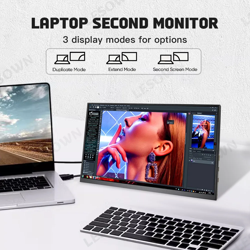 LESOWN Capacitive Touch Sub Screen 11.6 Inch FHD Display Aluminum Shell Dual Speaker miniHDTV for Radxa Rock Developer