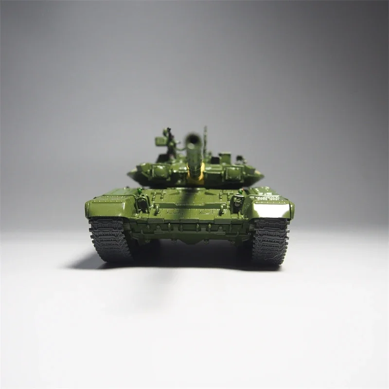 Imagem -04 - Diecast Liga Tanque Chariot Modelo Combat Militar Track Nostalgia Clássica Adulto Lembrança Gift Display Escala 1:43 T90 Brinquedos