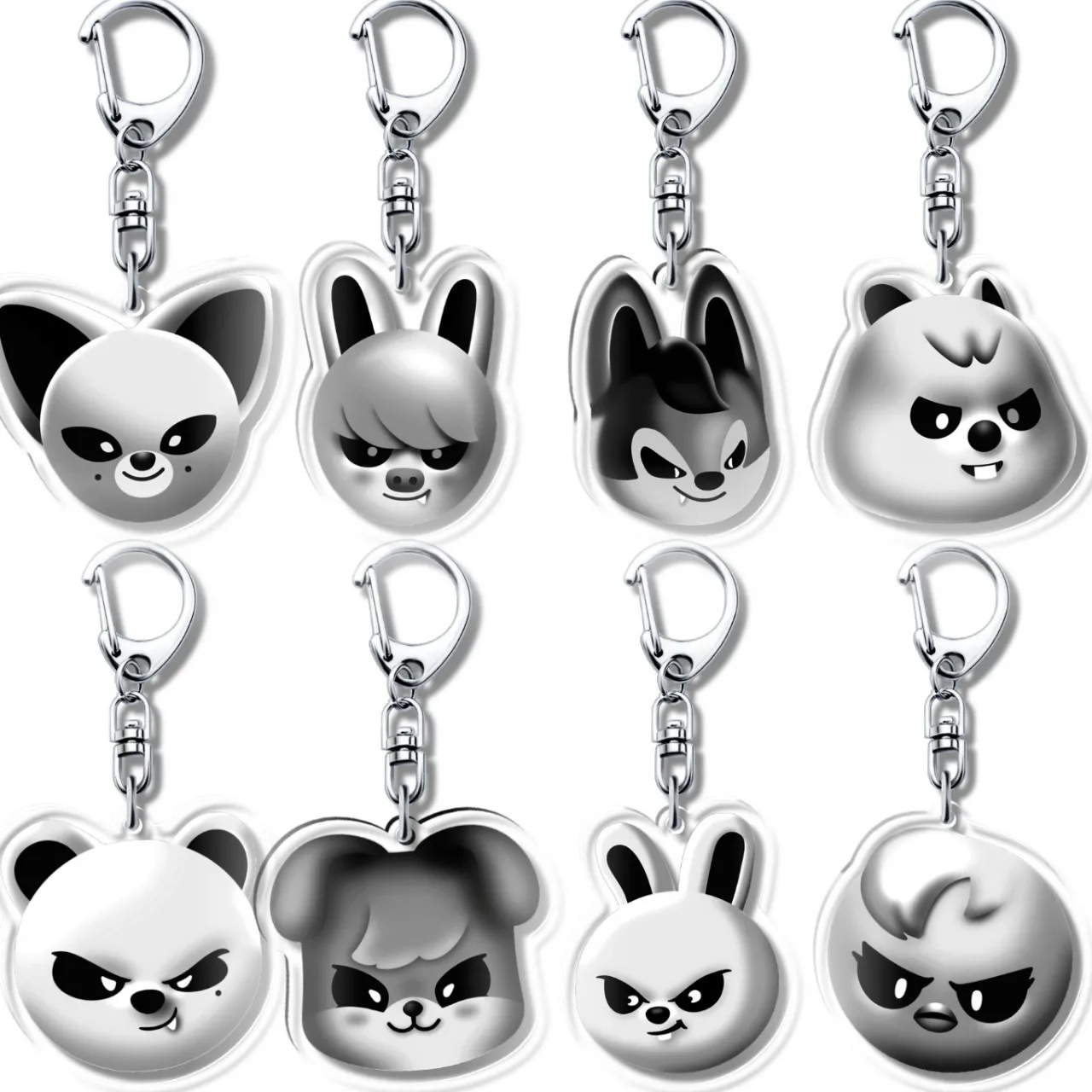 

Stray Kids' new SKZOO cartoon acrylic keychain, Li Longfu backpack, clothing accessories, accessories, fan merchandise, gifts