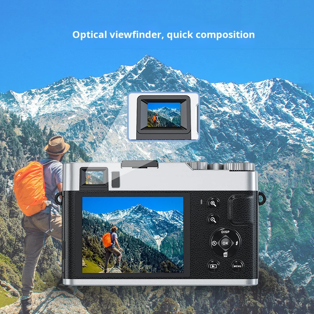 Hot Sale Exclusive 4K Retro Entry Level Digital Camera for Students Household Use with HD Photography