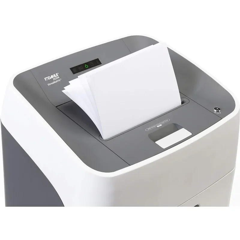 Dahle ShredMATIC SM 300, trituradora de papel de alimentación automática, Cubo de bloqueo de 300 hojas, sin aceite