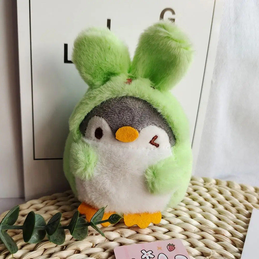 

12cm Cute Penguin Plush Toy Small Cartoon Backpack Doll Plush Pendant Kawaii Kids Gift Penguin Doll Keychain Doll Accessories
