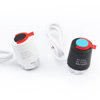 230V normalmente aberto (NO)/normalmente fechado (NC) M30 * 1.5mm atuador elétrico de aquecimento de piso TRV válvula de radiador de temperatura constante