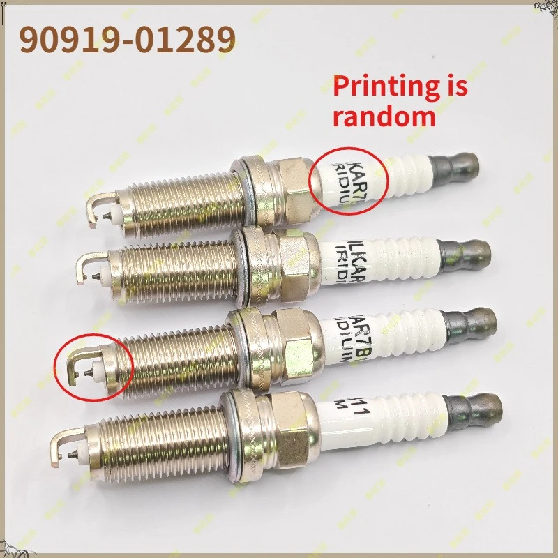 90919-01289  4pcs FC16HR-Q8 Iridium Spark Plug For Toyota Camry UX250H/200 Corolla Rav4 Sienta Avalon Vios 9091901289