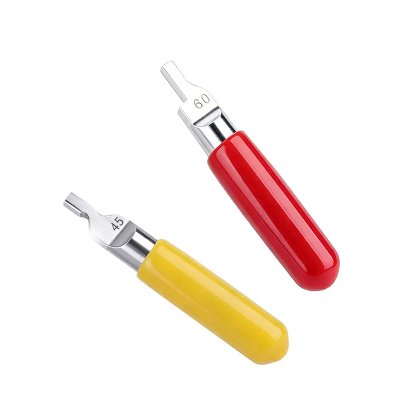 Dual Angle Model Chamfer Scraper Alloy Edge Finishing Tool For Plastic Hobby Kit Seam Removal And Precision Detailing Hand Tools