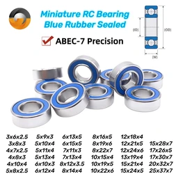 5/10Pcs MR148RS 8x14x4 Bearing ABEC-7 Miniature Ball Bearings 6700 6701 6702 688 MR105 MR128 MR1319 -2RS with Blue Sealed for RC