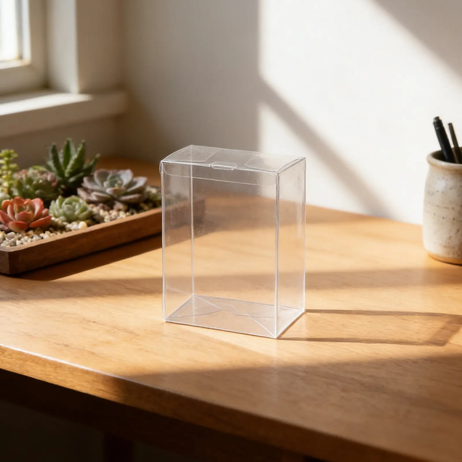 10Pcs Clear Display Case Protection Showcase Collectibles 4 Inch Assemble Display Box Stand for Action Figures Storage Organizer