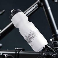 Squeeze Water Bottle 750ml Bpa Free Lightweight Reusable Plastic PP5 Push Pull Lid for Bike Cage Sports Running Hydration