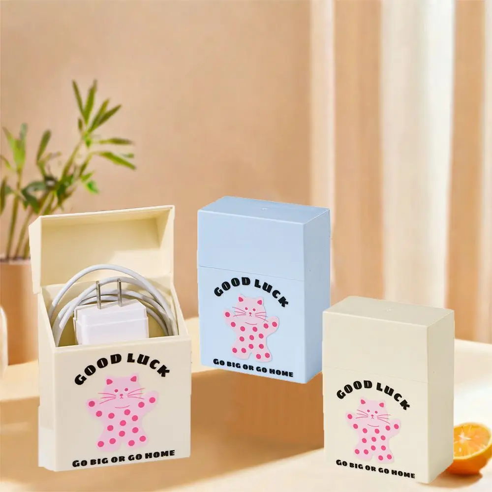 

3Pcs Rectangular Shape Plastic Storage Box Dopamine Flip-top Cards Storage Box Dustproof Jewelry Container for Storing Jewelry