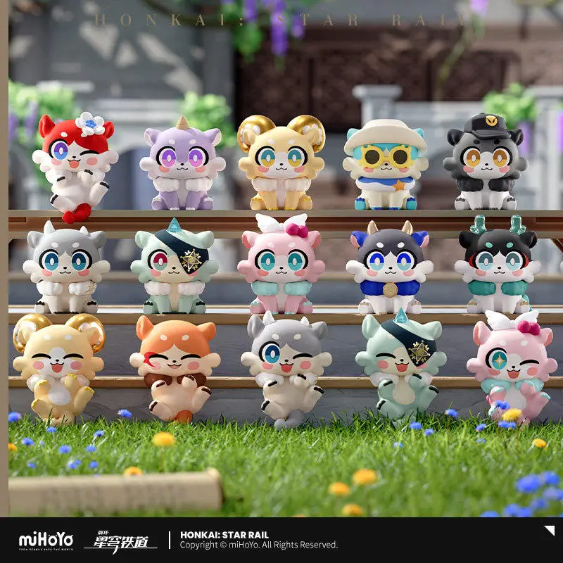 Honkai Star Rail Awooo Series Chimera Mini Blind Bag Cute Q Version Figures Collectible Toys Anime Fans Gift